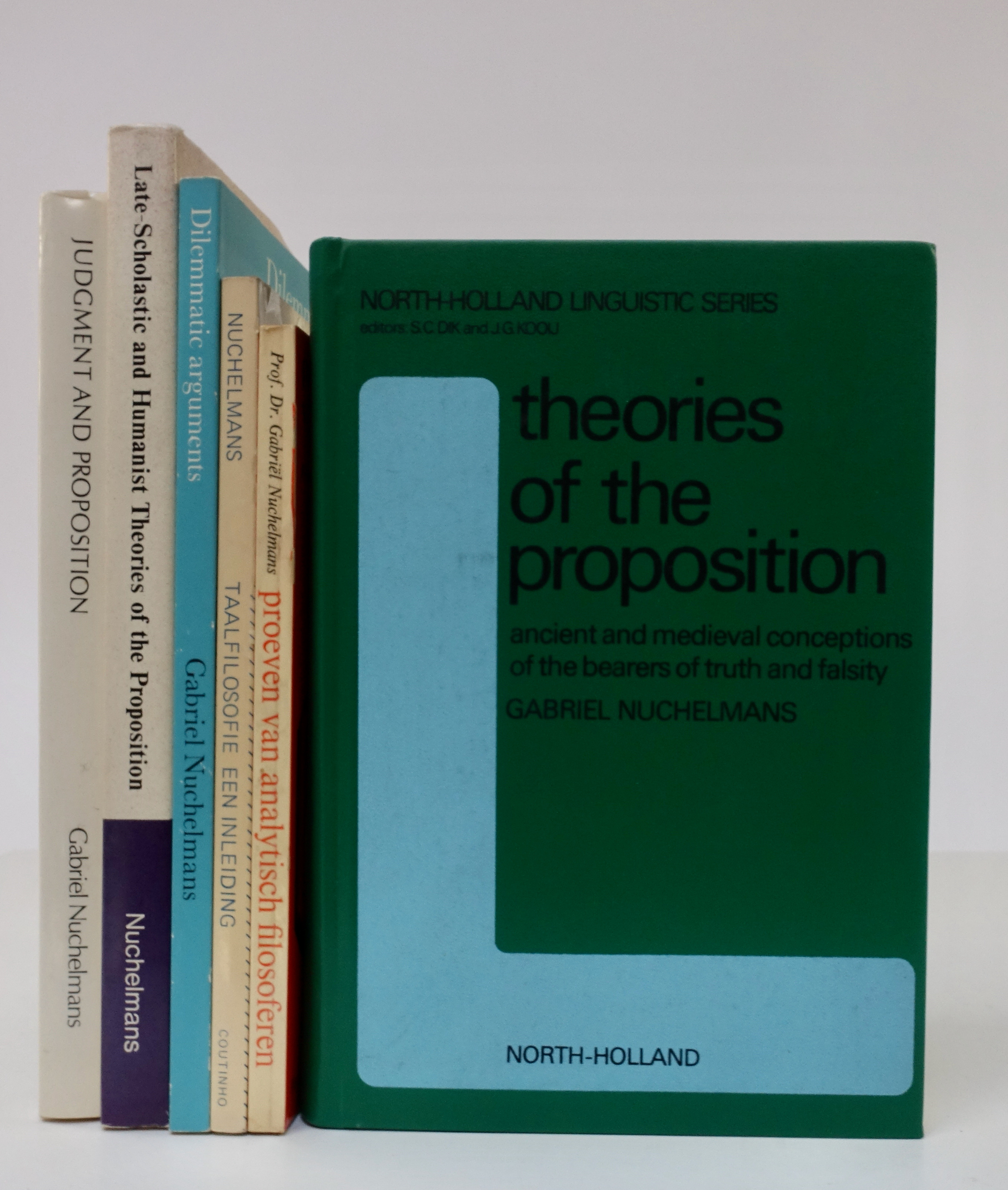 NUCHELMANS, G. Theories of the - auctions & price archive